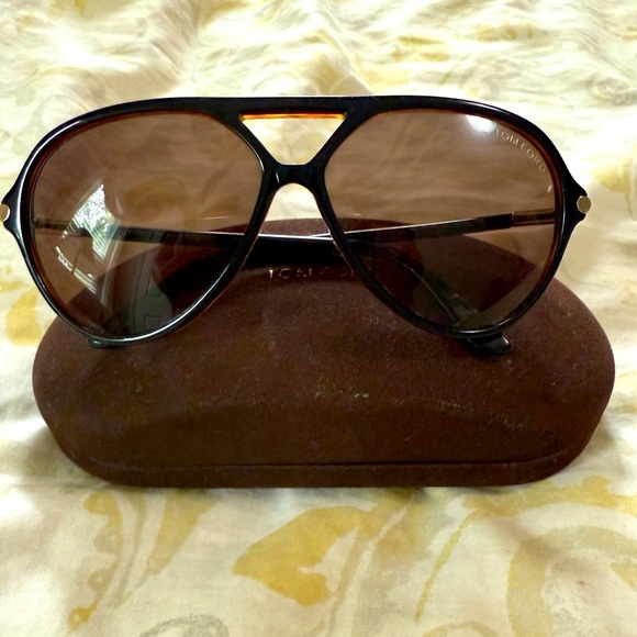 Tom Ford Other - Tom Ford Leopold TF 197 05J Brown Black